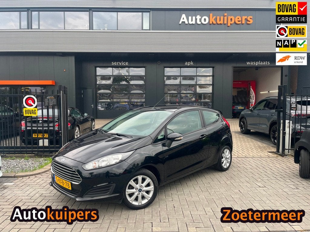 Ford Fiesta 1.0 Style | Met o.a. airco, elektrische ramen en, Stof, Gebruikt, Origineel Nederlands, Bedrijf