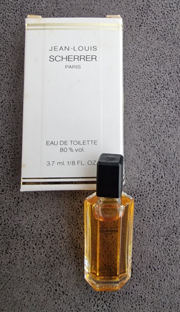 Miniatuur parfum Scherrer, Ophalen of Verzenden, Zo goed als nieuw, Miniatuur, Gevuld