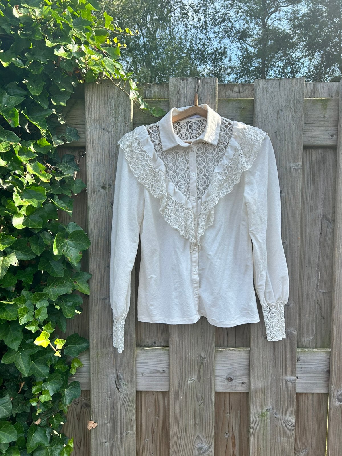 Costes Rebel kanten blouse – maat XS – prachtig details, Ophalen of Verzenden, Zo goed als nieuw, Maat 34 (XS) of kleiner, Wit