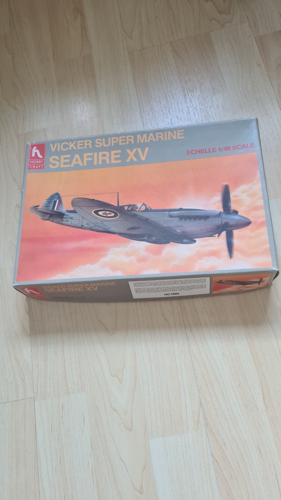 Hobby Craft Vicker Super Marine Seafire XV., Ophalen of Verzenden, Zo goed als nieuw, Groter dan 1:72, Overige merken