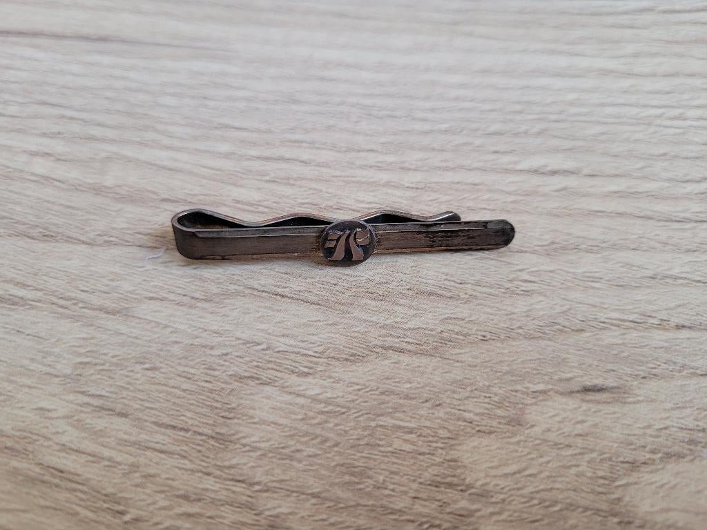 Vintage Zilveren 835 Dasspeld Golvend Design ~ HH1820, Ophalen of Verzenden, Gedragen