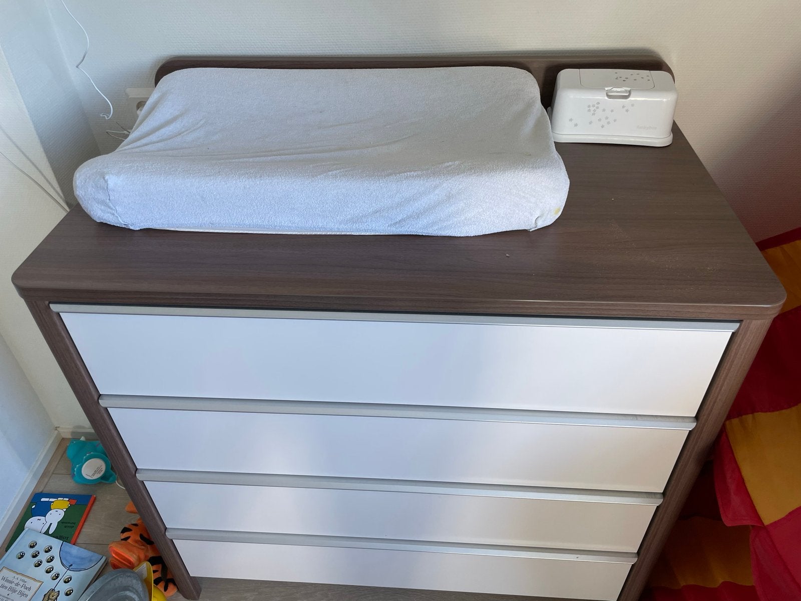 Vroomshoop Commode en Ledikant met Matras Babypark, 50 tot 70 cm, Ophalen of Verzenden, 100 cm of meer, Zo goed als nieuw