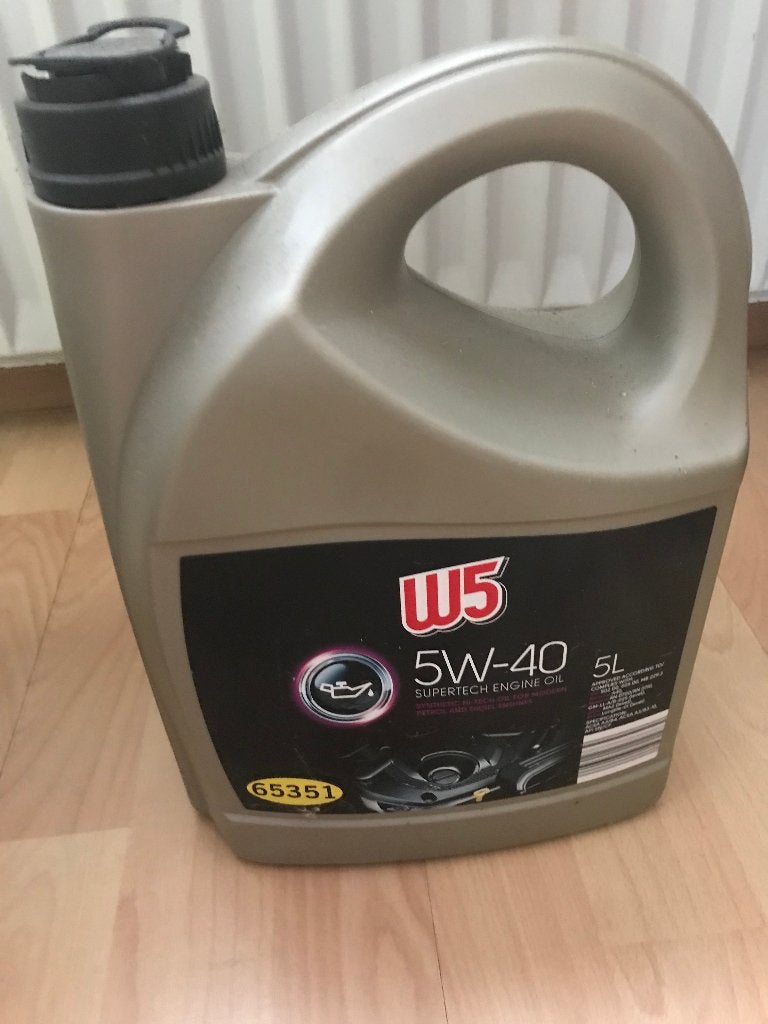 Motorolie 5W-40, Ophalen, Nieuw