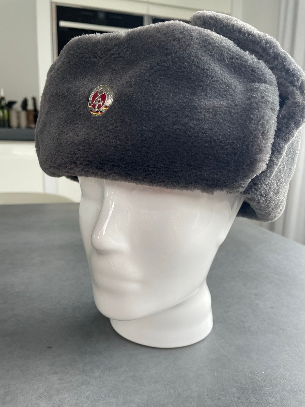 Bontmuts NVA National Volksarmee Koude Oorlog, Verzamelen, Ophalen of Verzenden, Landmacht, Duitsland, Helm of Baret
