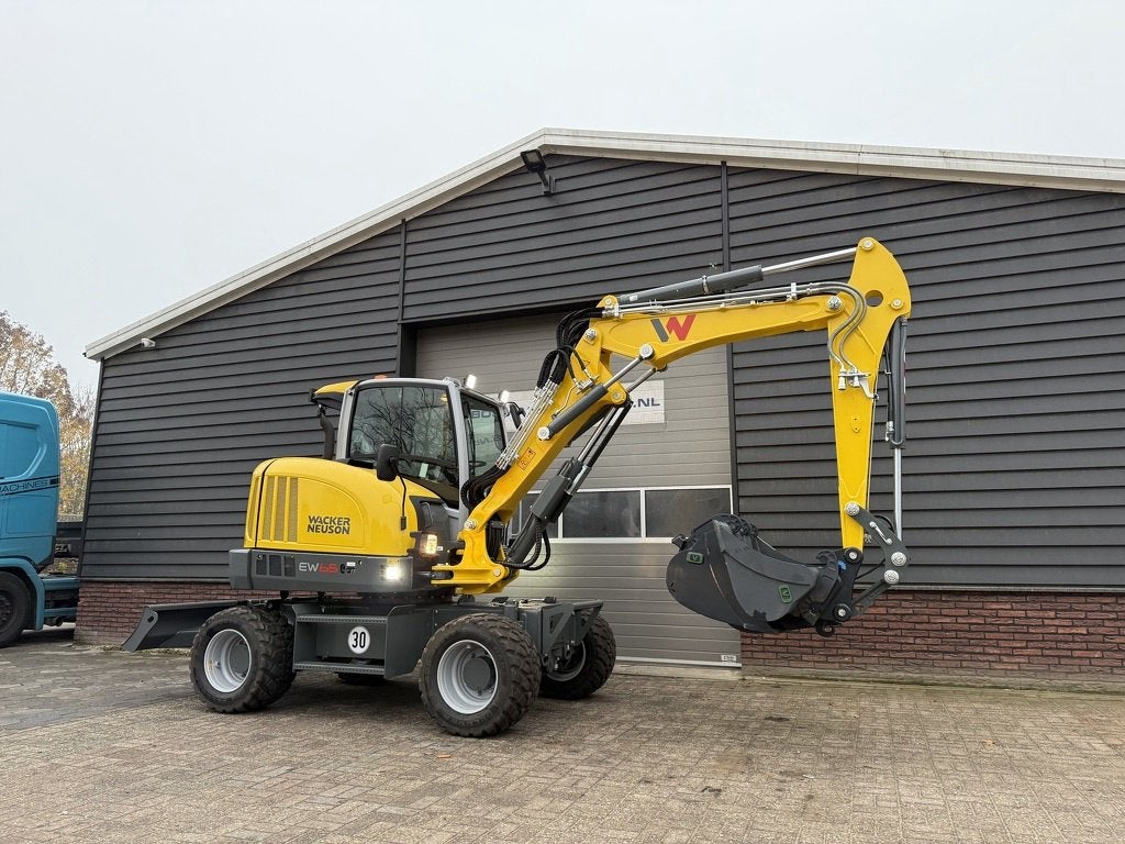 Wacker Neuson EW65 mobiele graafmachine NIEUW, Zakelijke goederen, Kraan