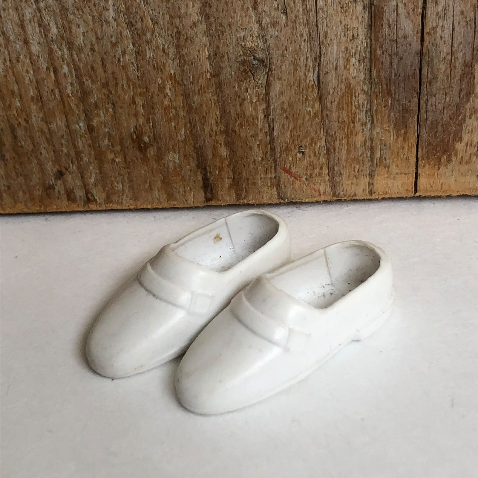 Vintage witte schoenen voor Ken, Ophalen of Verzenden, Gebruikt, Accessoires