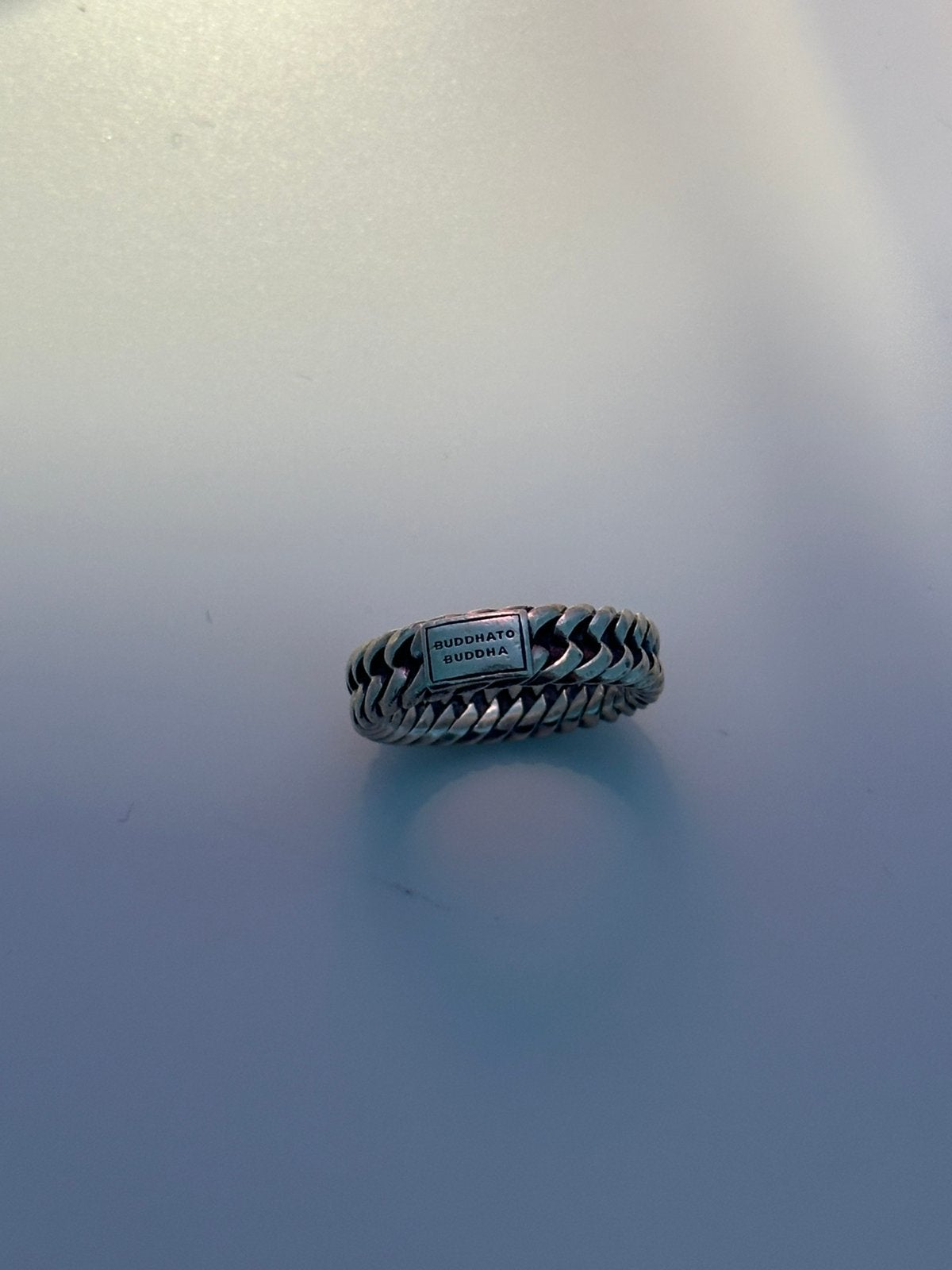 Buddha to budhha ring — zilver, Ophalen, Dame of Heer, Zilver, Kleiner dan 17