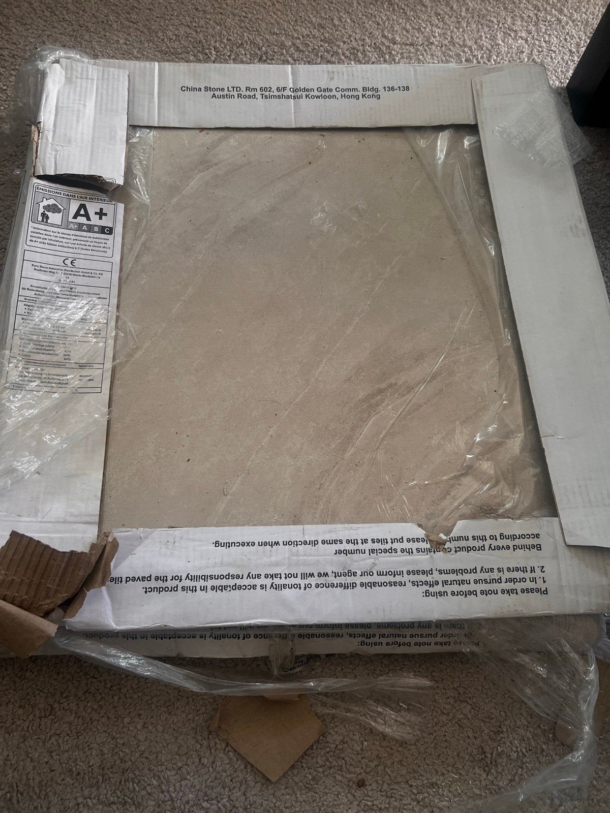 5 badkamer vloertegels 60x60 cm, restant gratis af te halen, Ophalen, 60 cm of meer, Keramiek, Nieuw
