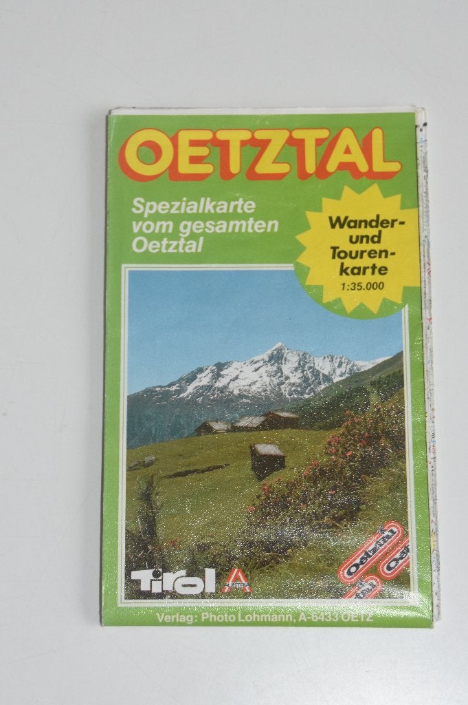 Wandelkaart / Wegenkaart Oetztal Oostenrijk Ötztal, Boeken, Verzenden, 1800 tot 2000, Overige gebieden, Landkaart