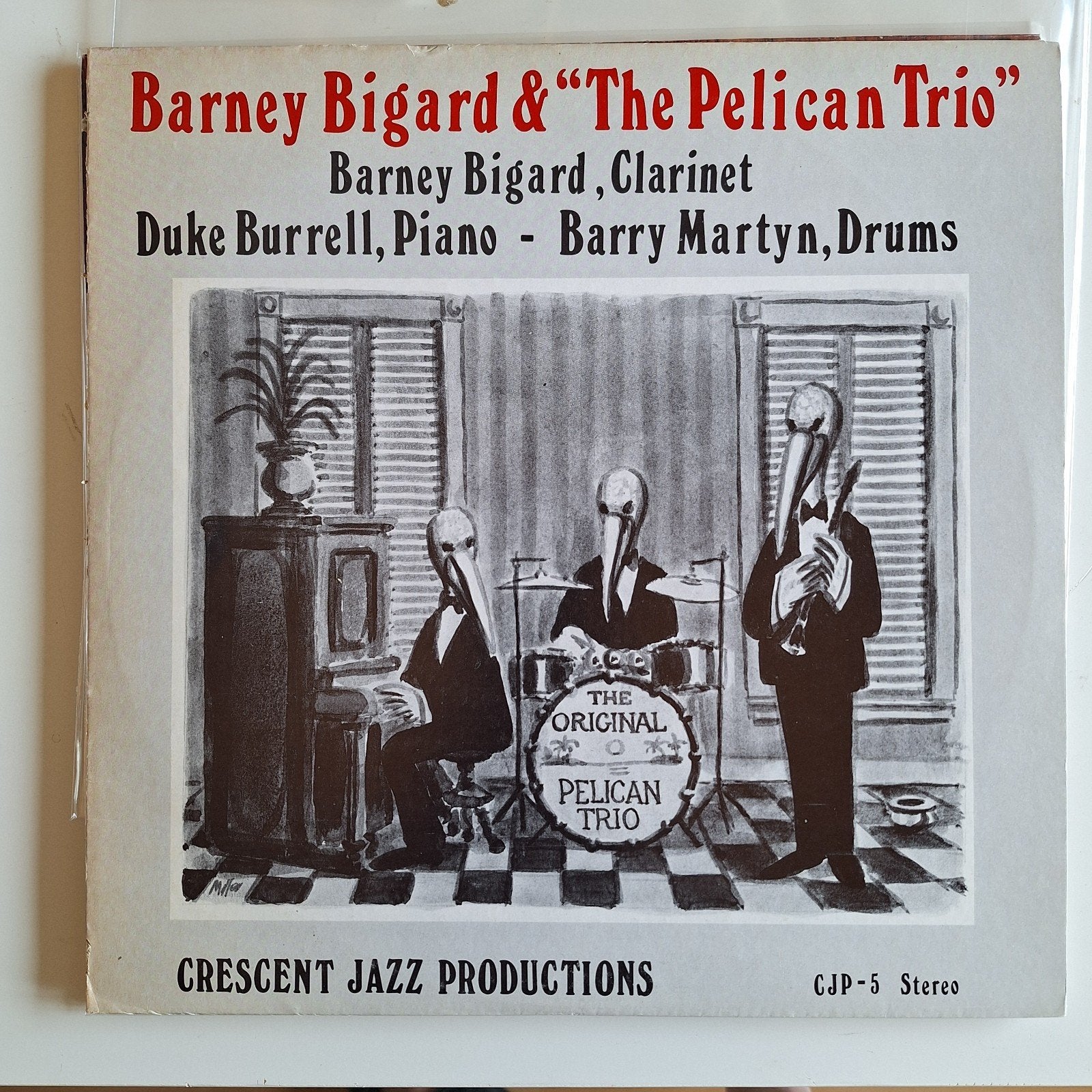 Barney Bigard & The Pelican Trio - Jazz LP, Ophalen of Verzenden, Gebruikt, Jazz, Album