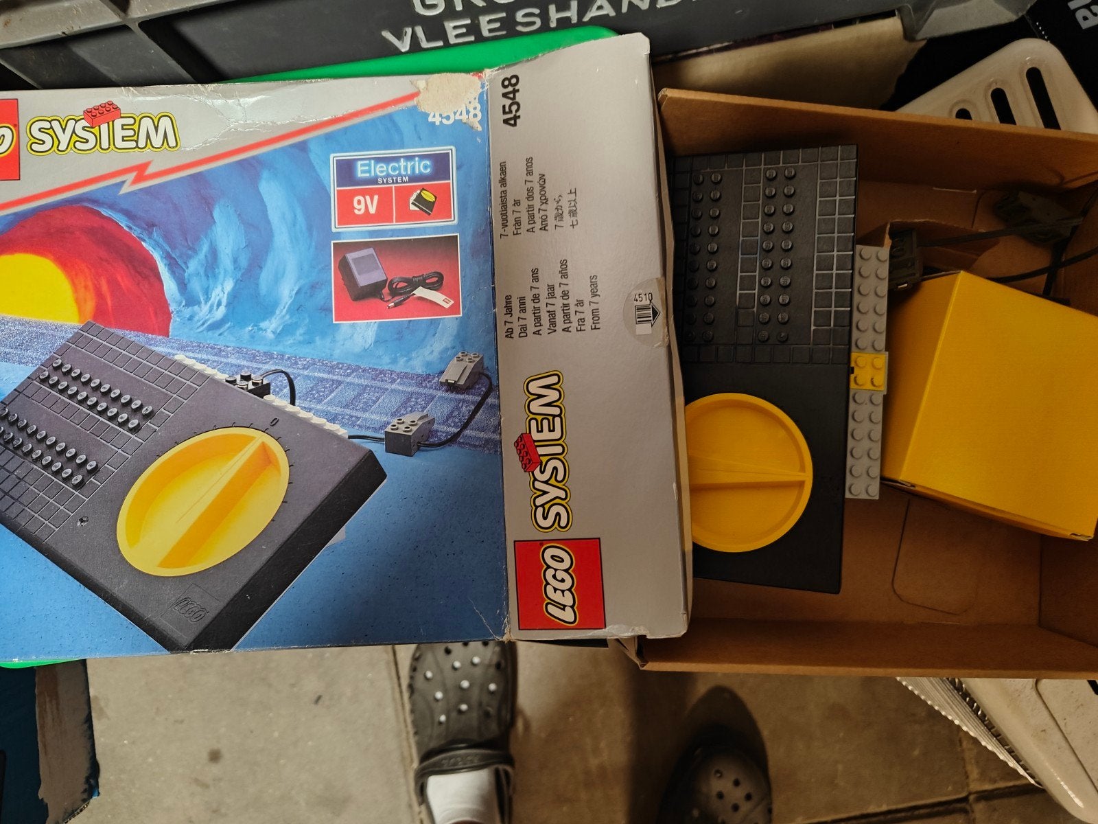 Lego 9v transformator 4548 in doos, Ophalen