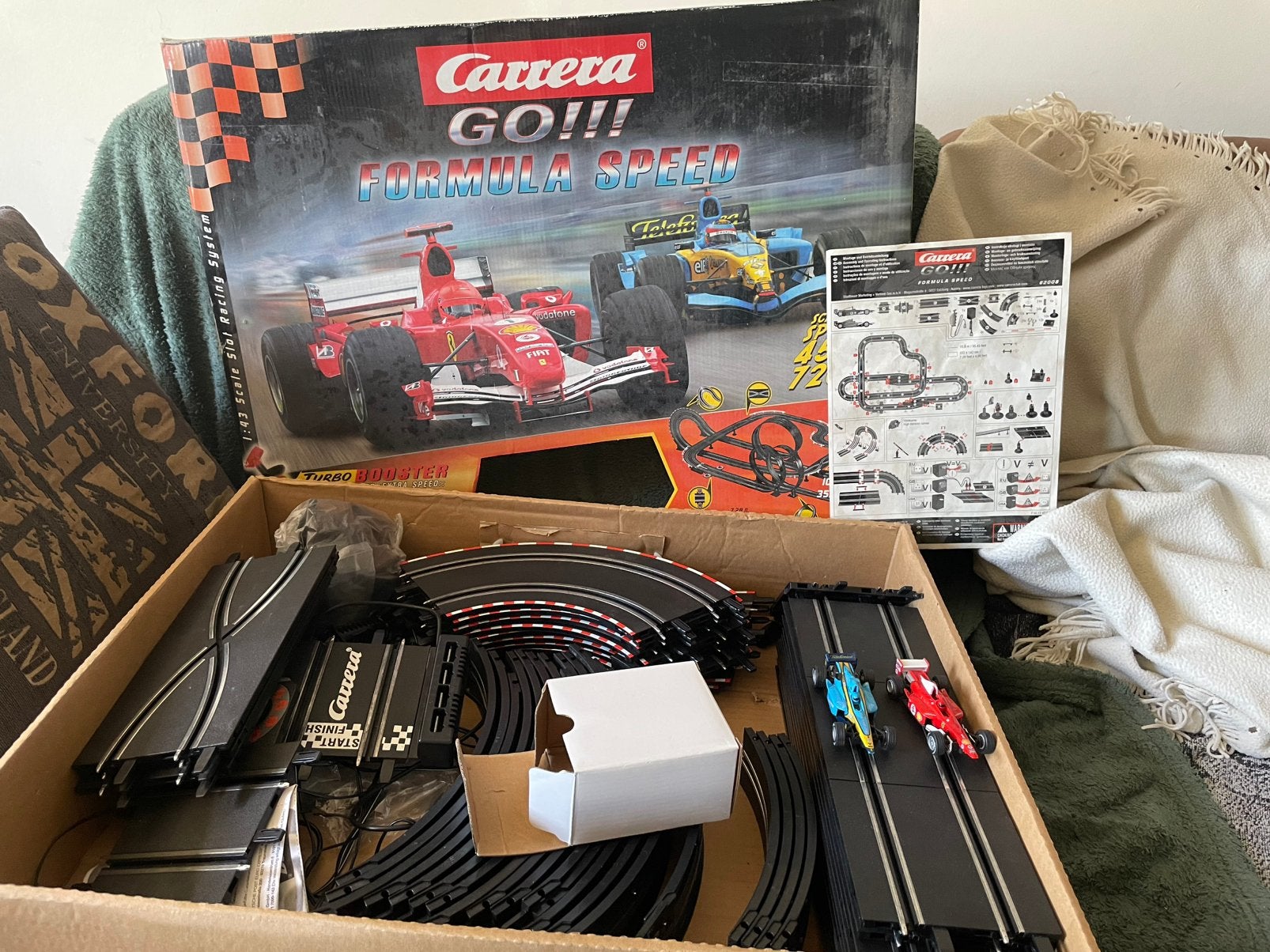 Carrera go racebanen, Kinderen en Baby's, Ophalen, Carrera, Elektrisch, Racebaan