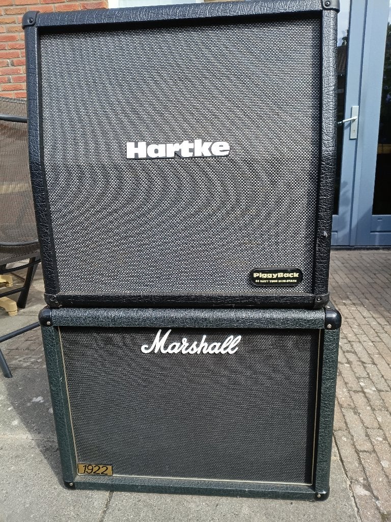 Marshall + Hartke Gitaar Cabinet, Ophalen, Gebruikt