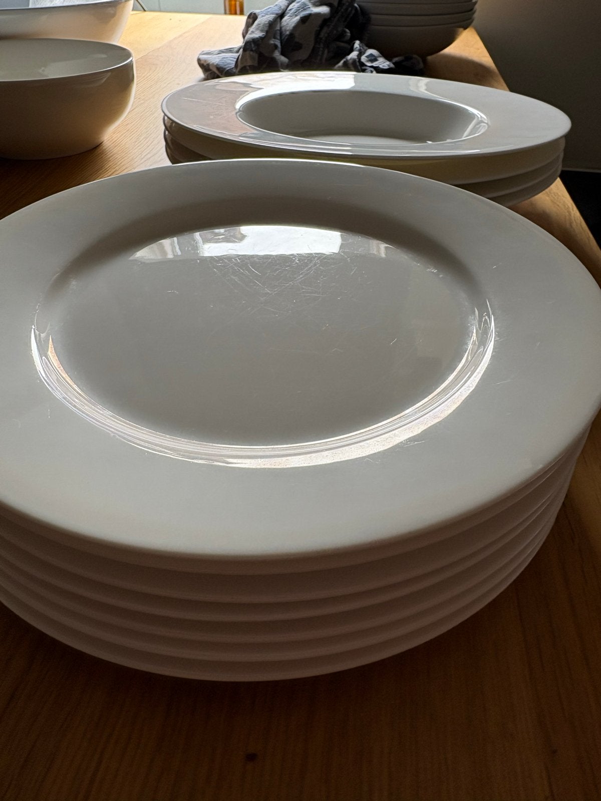 Zara Home Borden - Set van 6 diepe en 6 platte borden, Ophalen, Gebruikt, Overige merken, Bord(en)