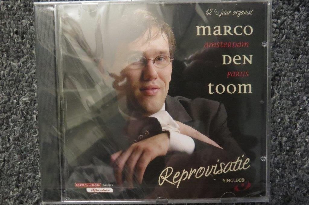Single cd orgel: Reprovisatie, Marco den Toom, 12,5 organist, Ophalen of Verzenden, Zo goed als nieuw, Gospel
