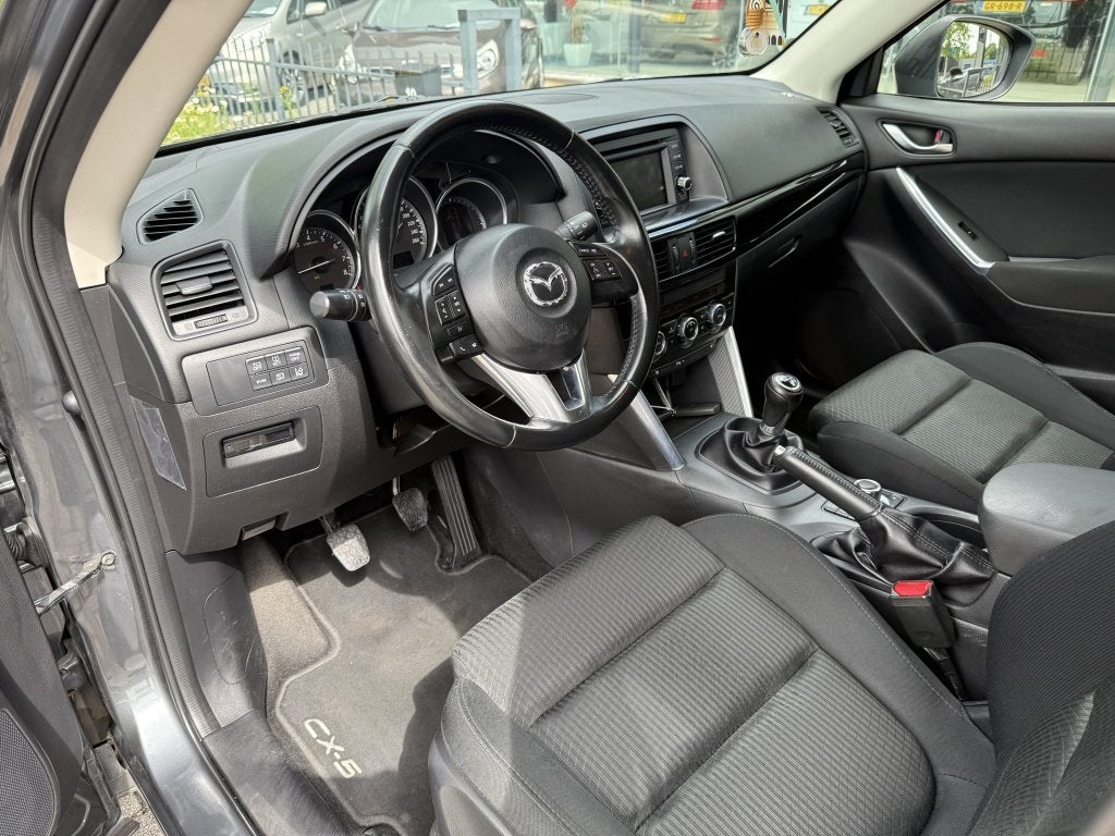Mazda CX-5 2.0 TS+ 2WD | Navi | Cruise | Stoelverw | Boekjes, Auto's, Mazda, Stof, Zwart, 4 cilinders, Origineel Nederlands