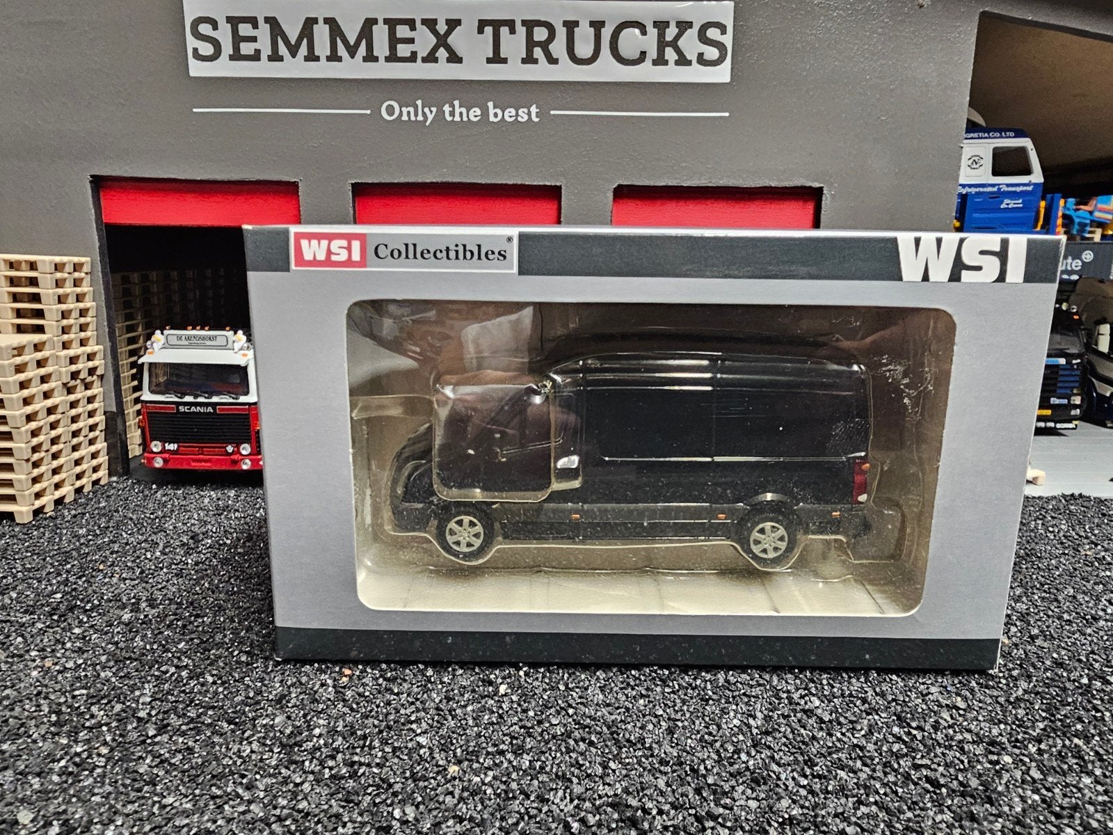 Wsi vw crafter zwart nieuw in doos., Ophalen, Nieuw, Bus of Vrachtwagen, Wsi