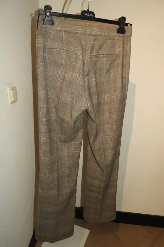 Essentiel Antwerp nette broek ruitjes print najaars tinten M, Maat 38/40 (M), Overige kleuren, Verzenden, Zo goed als nieuw