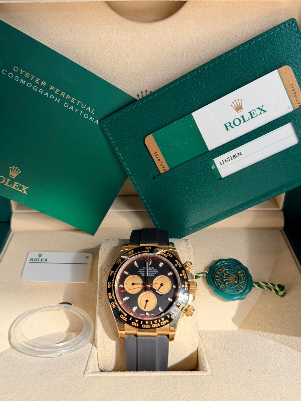 Rolex Daytona  “Paul Newman” 116518LN Pre owned, Ophalen, Rolex, Polshorloge, Overige materialen