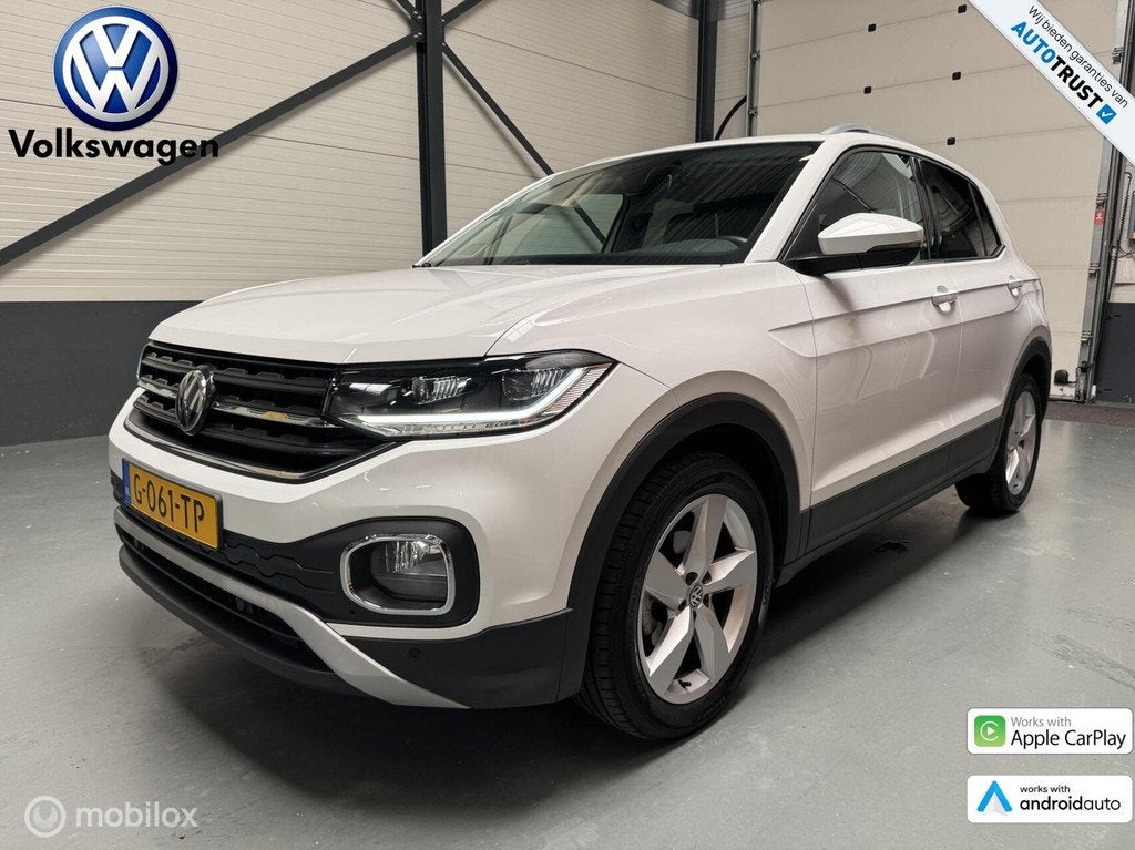 Volkswagen T-Cross 1.0 TSI Style 1e Eig|NL-Auto|Dealer onder, Auto's, T-Cross, Gebruikt, Wit, Origineel Nederlands