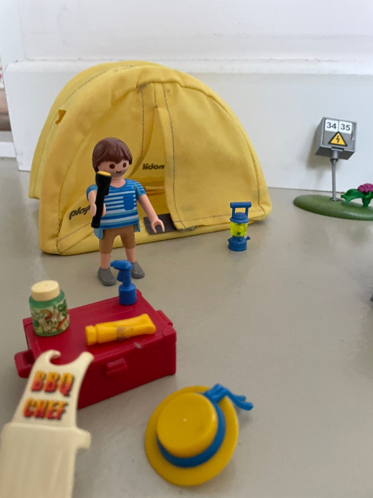Playmobil kamperen vakantie tent, Ophalen, Zo goed als nieuw