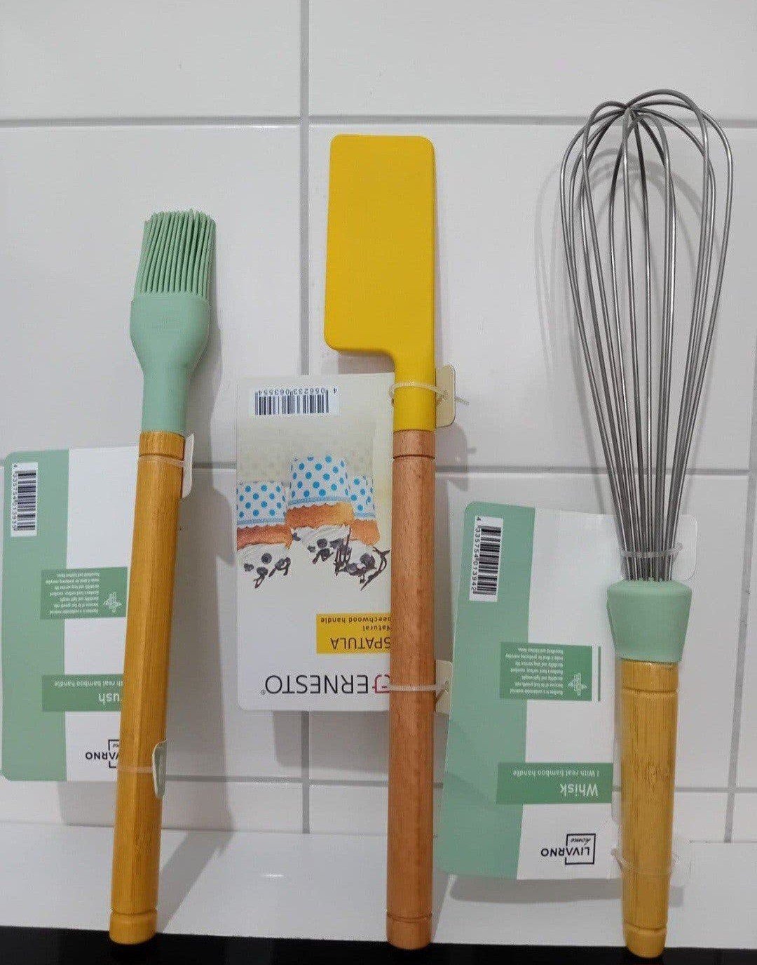 Kwast/Garde/Pannenlikker 3 stuks. Nieuw, Ophalen, Nieuw, Taarten of Cupcakes, Bakvorm