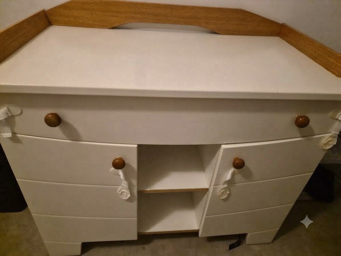 Commode met lades en legplanken, Ophalen, Gebruikt, 50 tot 70 cm, 100 cm of meer