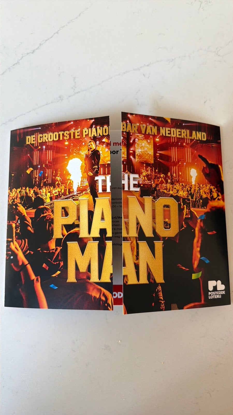 2x tickets The Pianoman incl consumpties! (13 dec), Twee personen, December