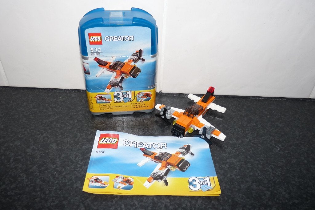 als nieuw Lego Creator 5762 mini vliegtuig incl doos, Compleet, Lego, Ophalen of Verzenden, Zo goed als nieuw