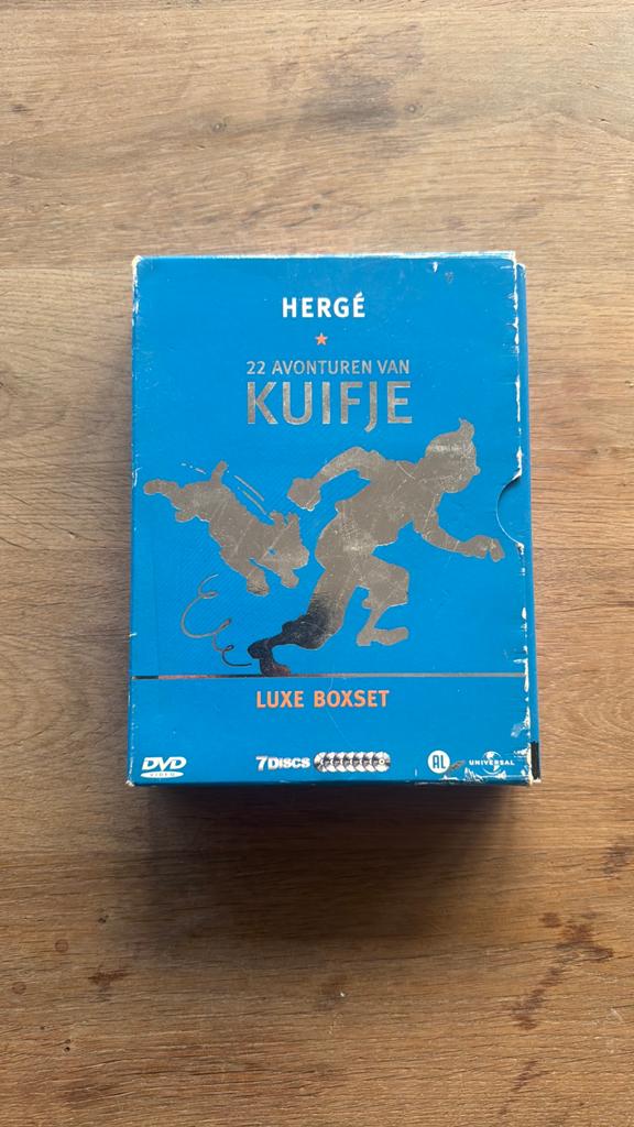 Kuifje Luxe Boxset - 22 Avonturen op 7 DVD's, Cd's en Dvd's, Dvd's | Tekenfilms en Animatie, Europees, Gebruikt, Tekenfilm, Alle leeftijden