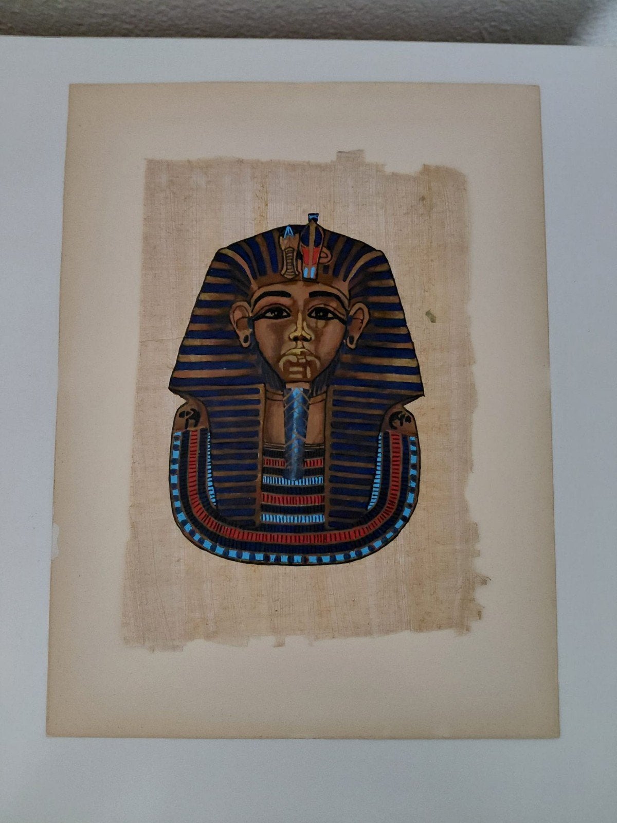 perkament schildering uit Egypte, Antiek en Kunst, Ophalen of Verzenden