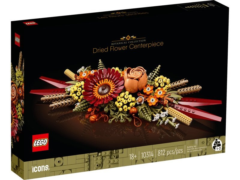 LEGO Icons #10314 Herfst Bloemstuk - Botanical Collection, Lego, Nieuw, Ophalen of Verzenden, Icons