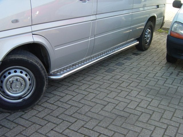 Mercedes-Benz Sprinter W901-W905 Sidebars aluminium trede, Niet ingevuld, Niet ingevuld, Niet ingevuld