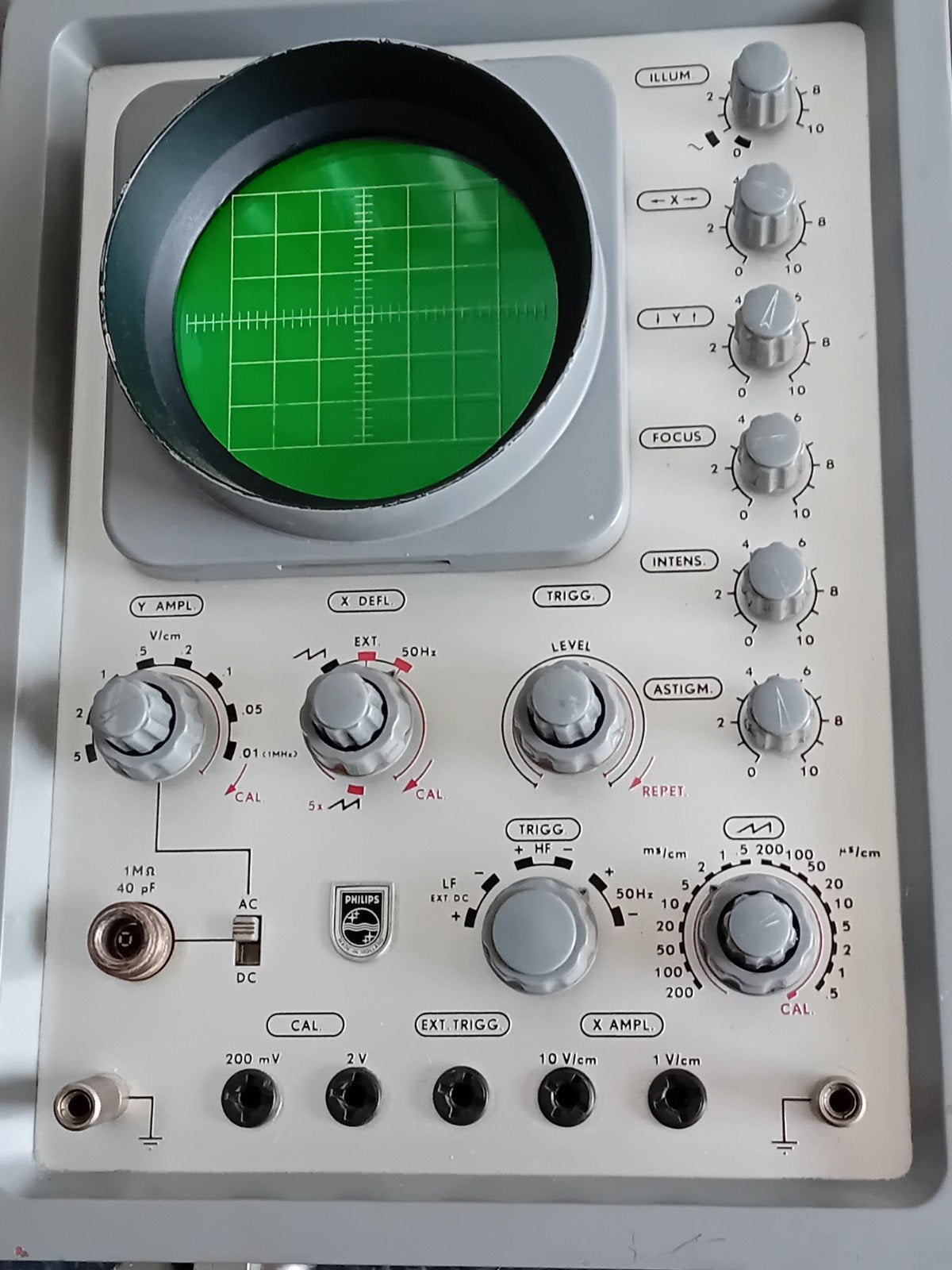 Philips PM3201 Oscilloscoop - Vintage Testapparatuur, Ophalen