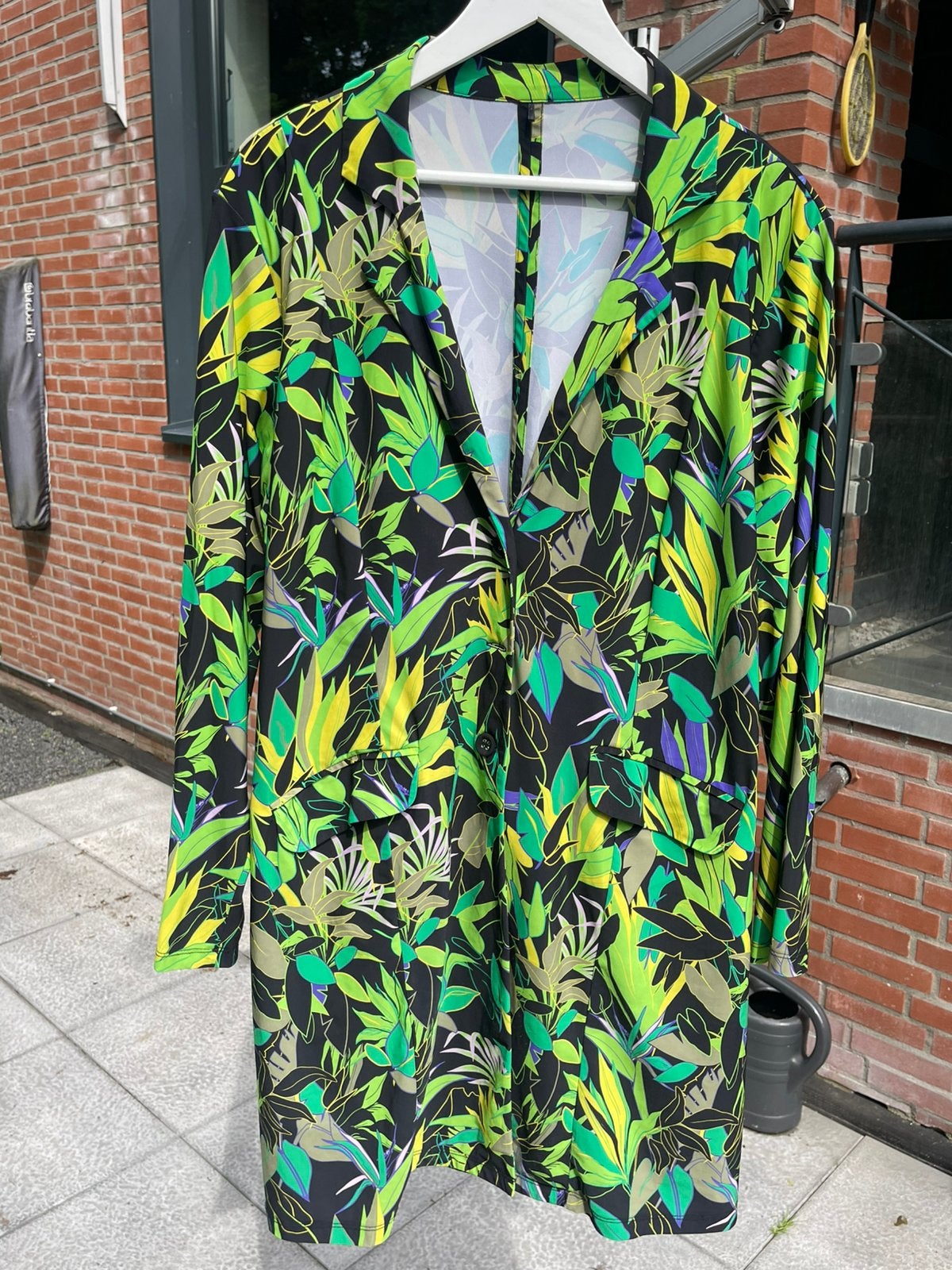 Plus Basics plusbasics long blazer maat 50, Verzenden, Zo goed als nieuw, Jasje of Colbert