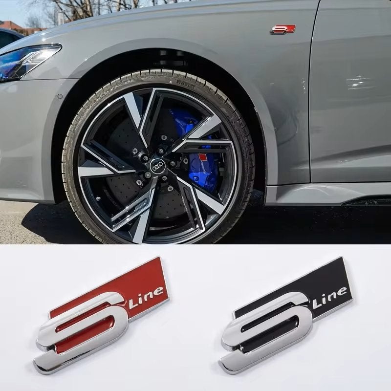 Audi S-line Logo - Badge, Ophalen of Verzenden, Nieuw