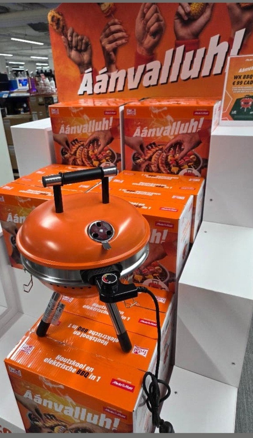 Super WK BBQ nieuw in doos. Elec/kolen., Seizoenskaart, Eén persoon