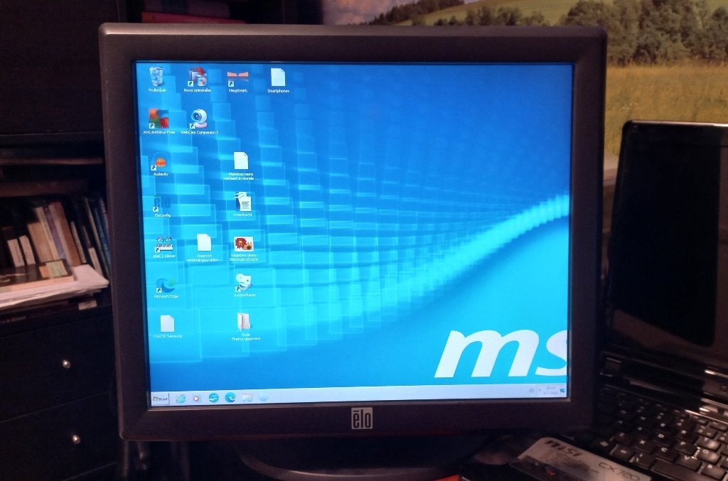 Elo ET1715L 17" aanraakscherm touch screen monitor, Computers en Software, Monitoren, Ophalen, Gebruikt, Kantelbaar, Elo Touch Solutions