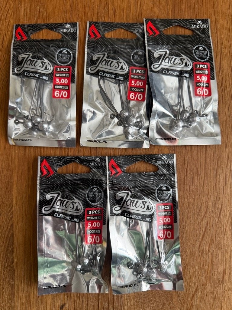 Mikado Jaws Classic Jig 5 g Haakmaat 6/0, Overige typen, Nieuw, Ophalen of Verzenden, E