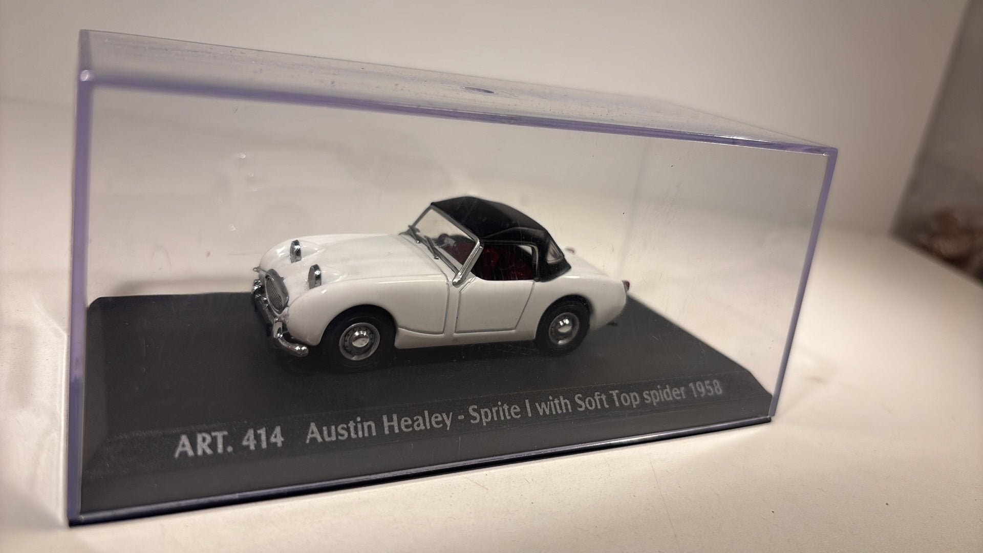 Austin healey sprite 1 soft top 1958 details cars 1.43, Overige merken, Auto, Ophalen of Verzenden, A