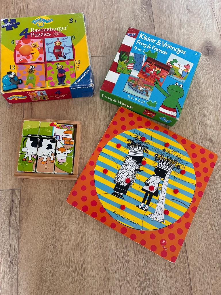 Verschillende puzzels, Ophalen, 10 tot 50 stukjes, Gebruikt, 4 tot 6 jaar
