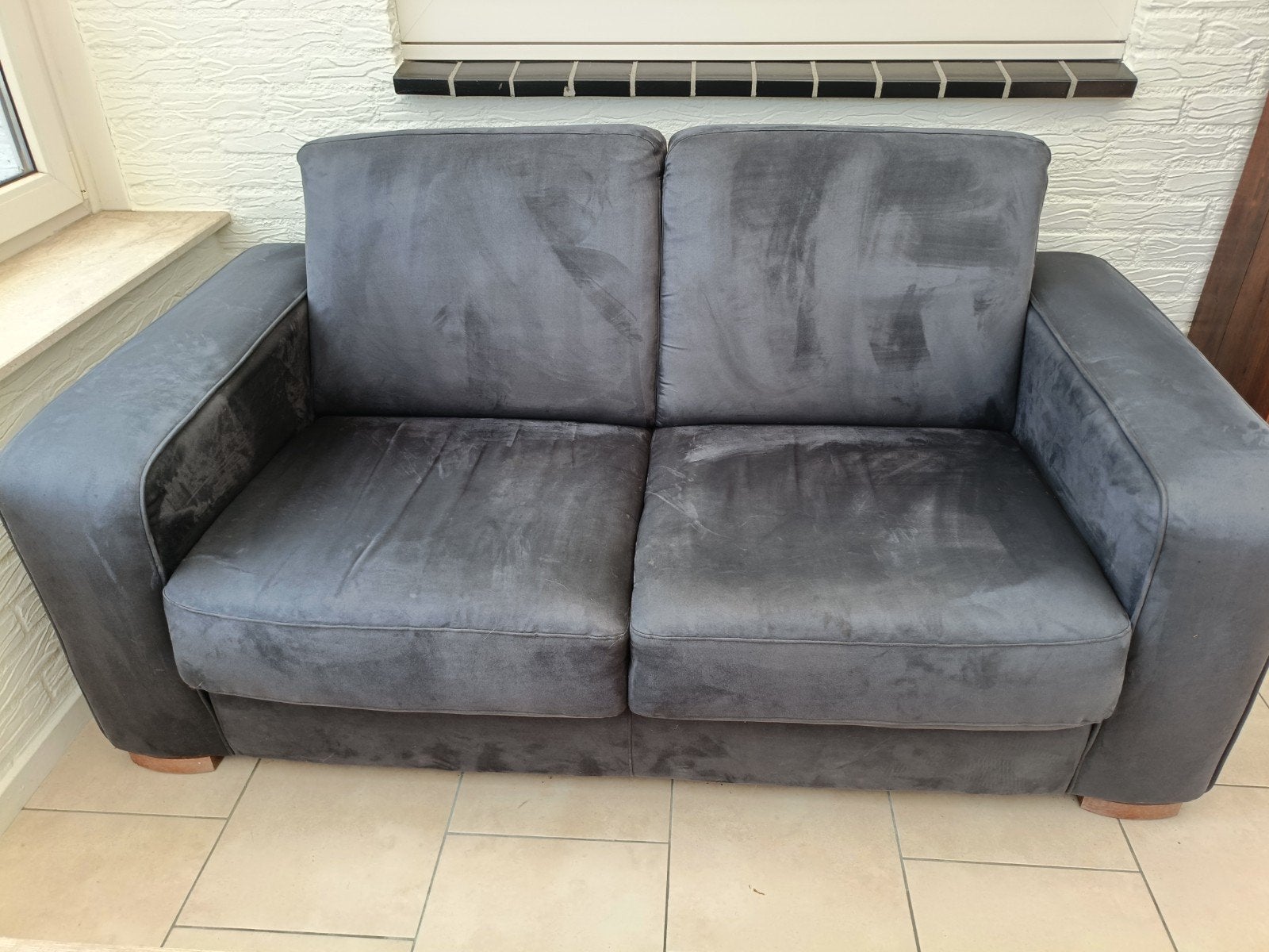 Tweezitsbank, Ophalen, Gebruikt, 150 tot 200 cm, Tweepersoons