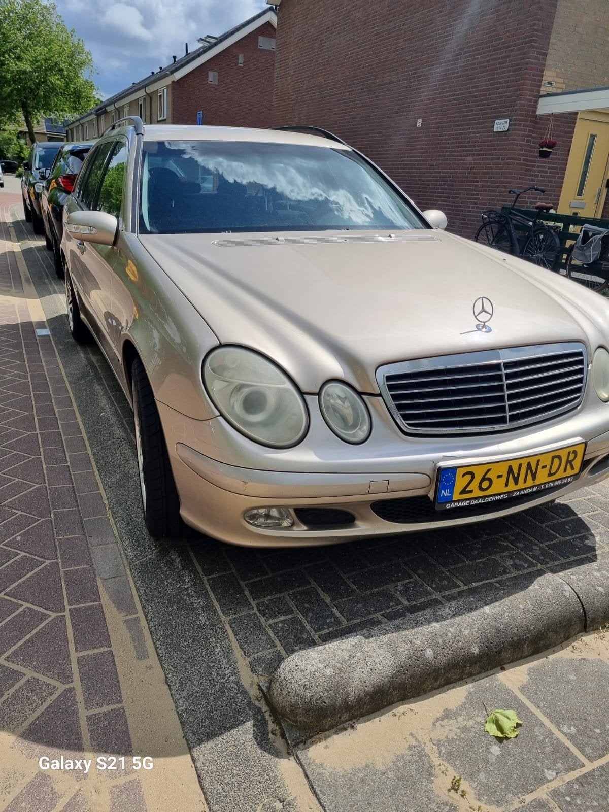 Mercedes-Benz E-Klasse 1.8 E200 Kompr Combi 2004, Auto's, Achterwielaandrijving, 1796 cc, 163 pk, Stationwagon