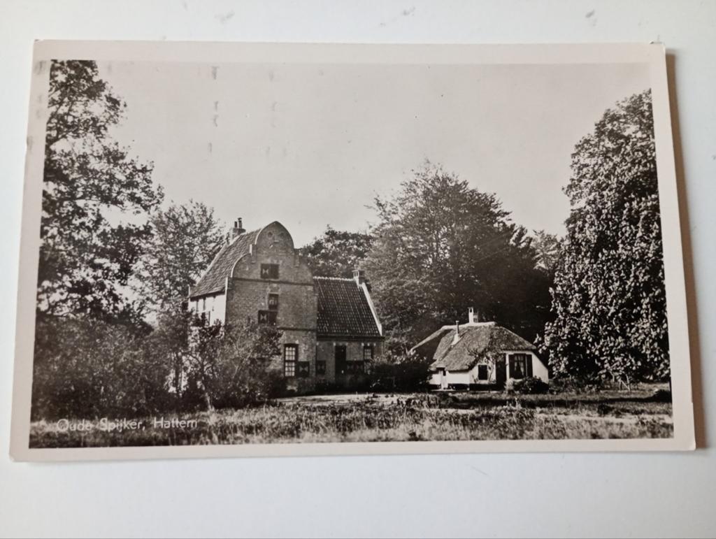 Hattem Oude Spijker 1950, Ophalen of Verzenden, 1940 tot 1960, Gelopen, Gelderland