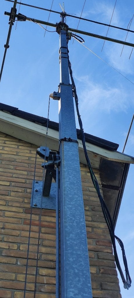 Kokermast., Ophalen, Gebruikt, Antenne