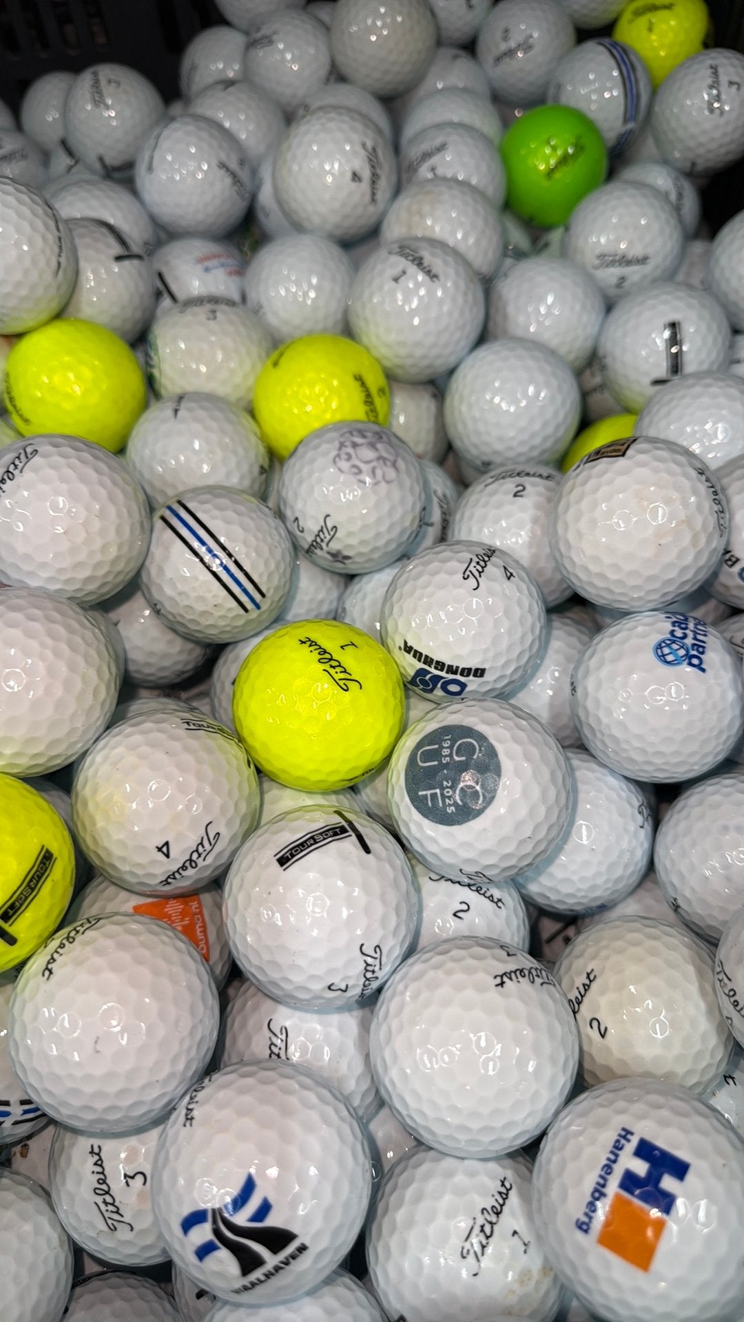 Titleist tour soft golfballen 50 stuks AAAA kwaliteit, Ophalen of Verzenden, Zo goed als nieuw, Bal(len)