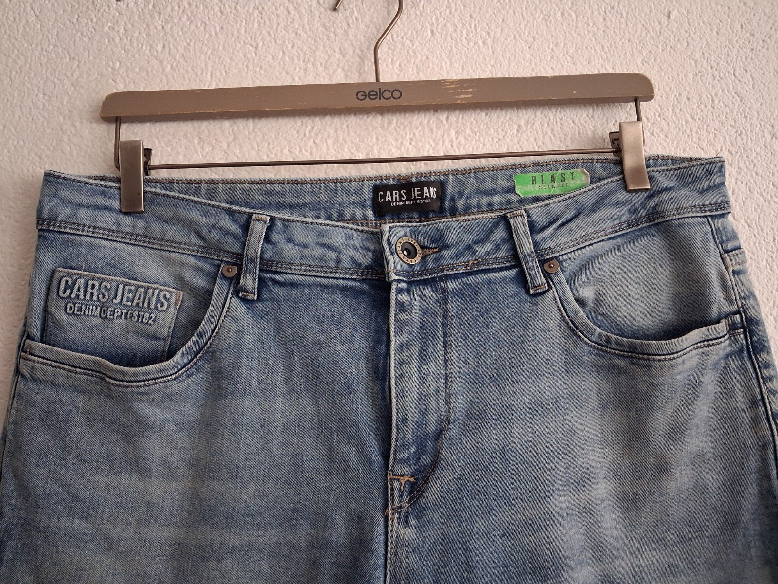 Cars Jeans Blast Slim Fit Vermont Wash Jeans W36/L36, Kleding | Heren, Cars Jeans, W36 - W38 (confectie 52/54), Blauw, Ophalen of Verzenden