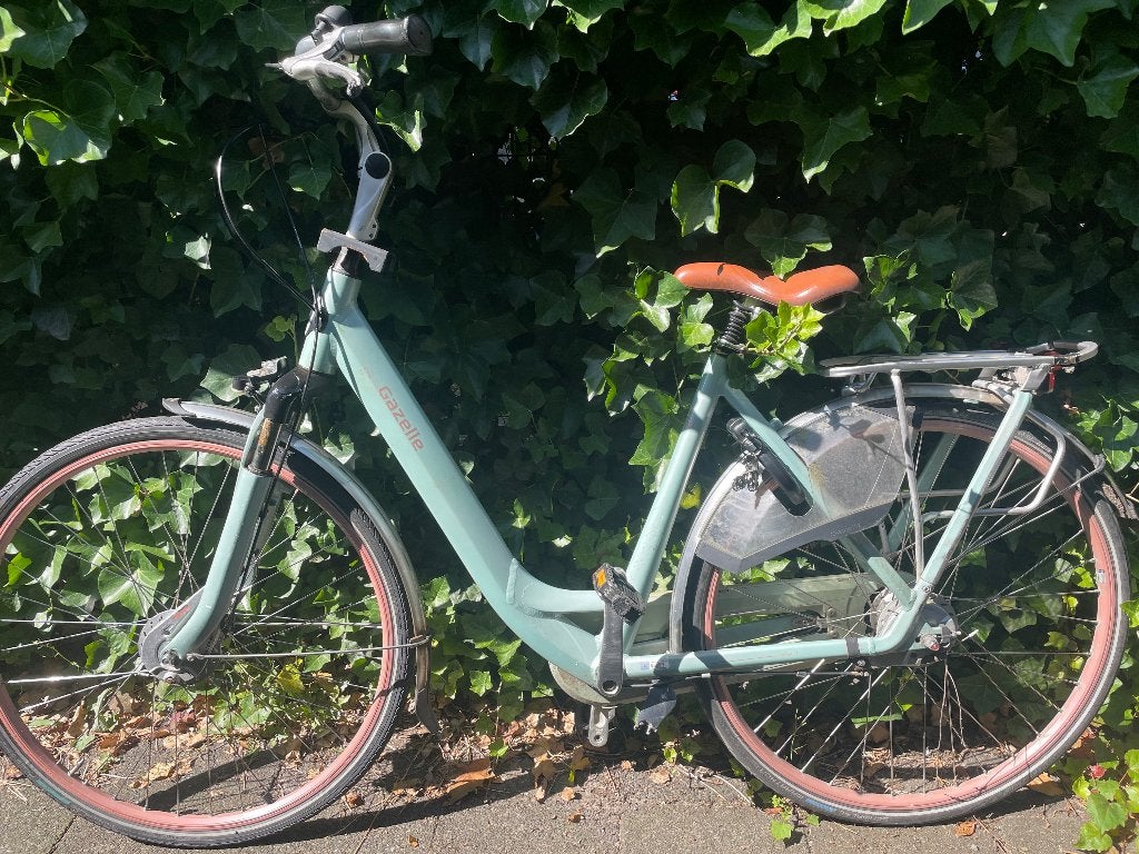 Damesfiets Gazelle, Fietsen en Brommers, Ophalen, Schijfrem, Gazelle, Gebruikt
