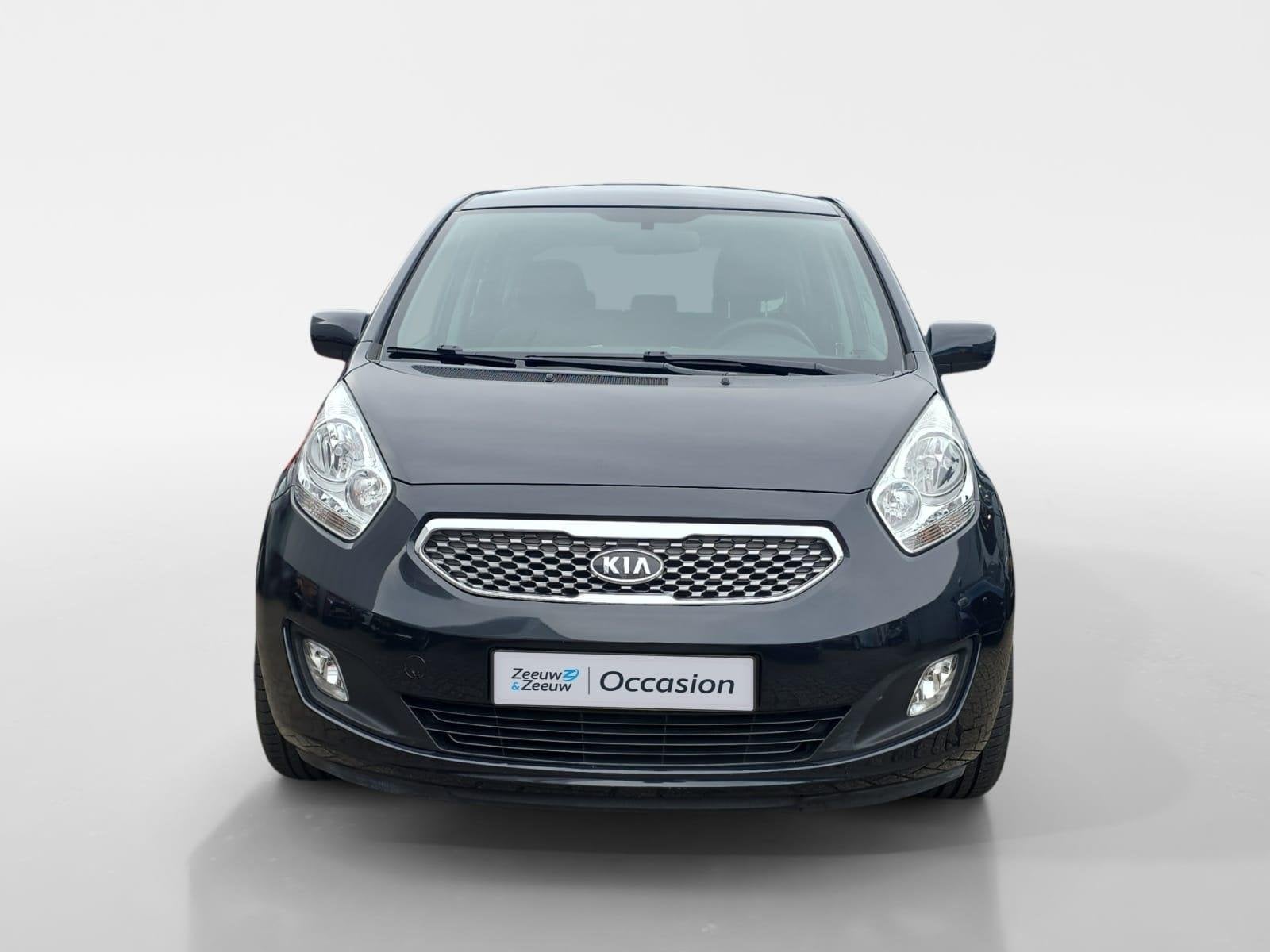 Kia Venga 1.6 CVVT X-tra | Automaat! | Trekhaak | Navigatie, Auto's, Kia, 1591 cc, 4 cilinders, Zwart, Origineel Nederlands