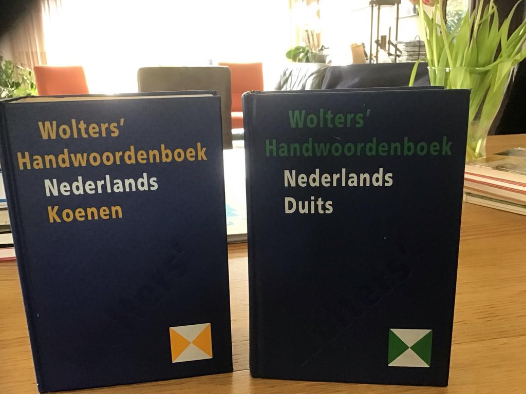 Twee Wolters' Handwoordenboeken: Nederlands en Nederlands-Du, Boeken, Woordenboeken, Ophalen, Gelezen, Koenen of Wolters, Nederlands